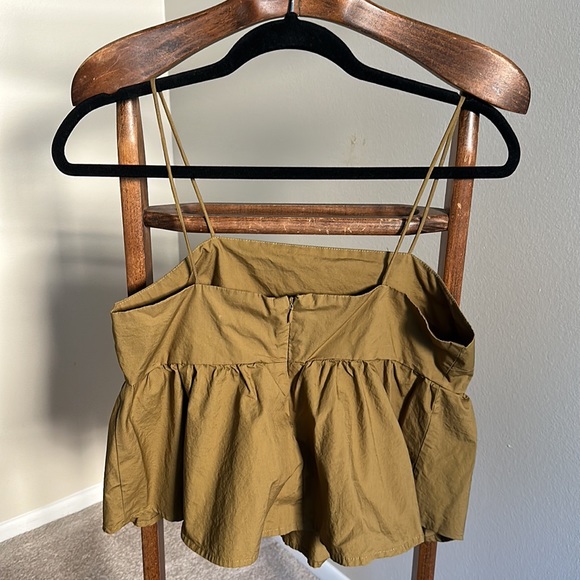 A new day olive tank top - Picture 2 of 3